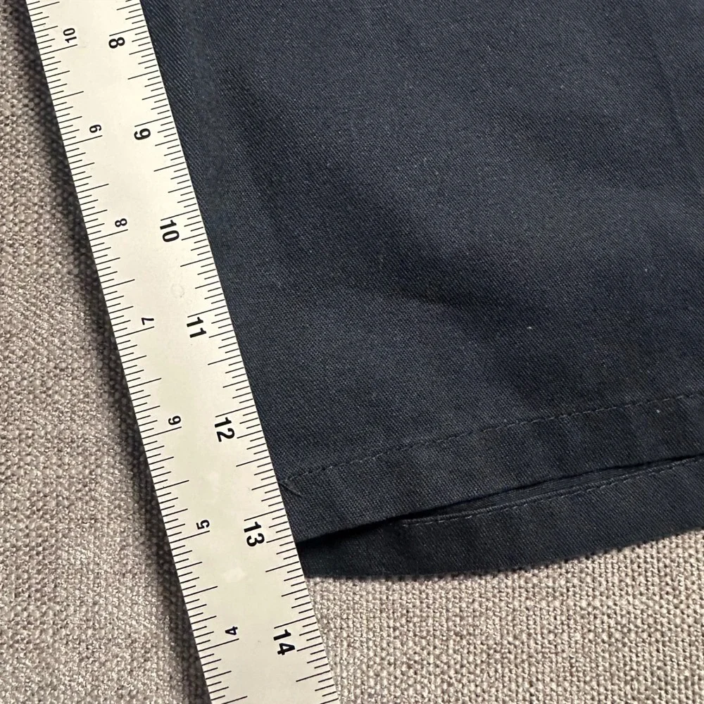 Genuine Dickies Work Shorts Mens 36 Navy Flat Front Utility